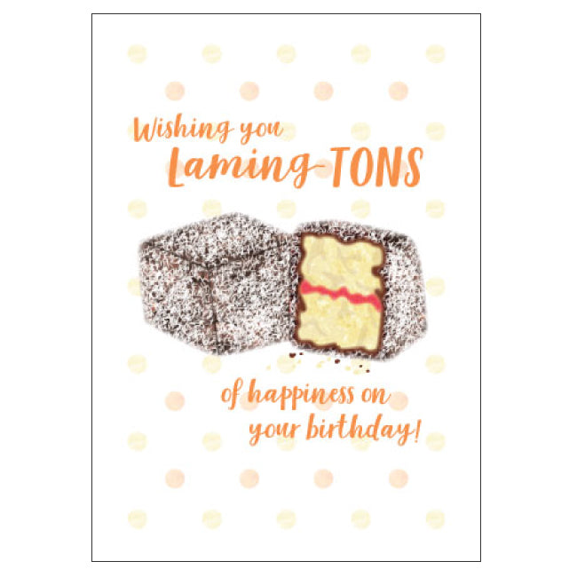 Birthday Card - Lamingtons