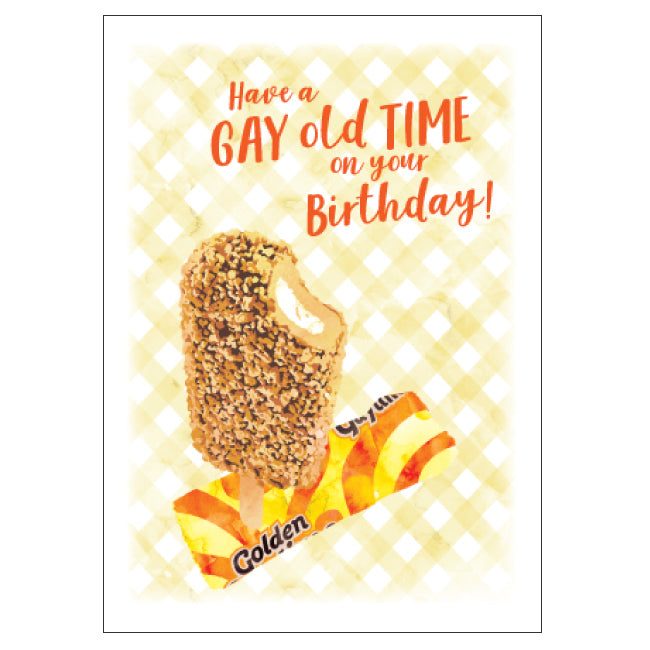 Birthday Card - Gay old Time
