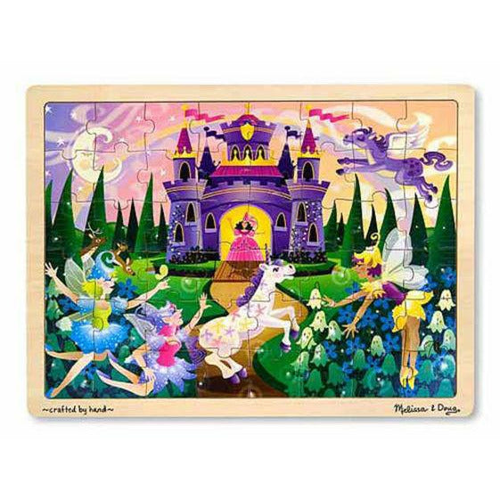 Melissa & Doug | Wooden Puzzle | 48 Pieces Fairy Fantasy