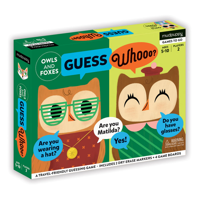 Mudpuppy | Guessing Game - Owl & Foxes