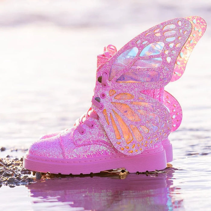 Faith pink sales glitter shoes