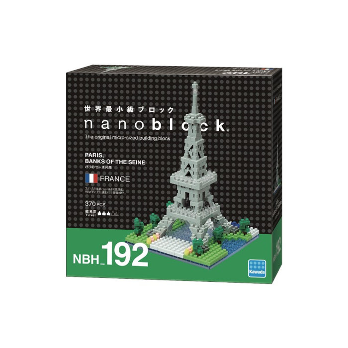Nanoblock Medium Paris | Banks of the Seine Eiffel Tower