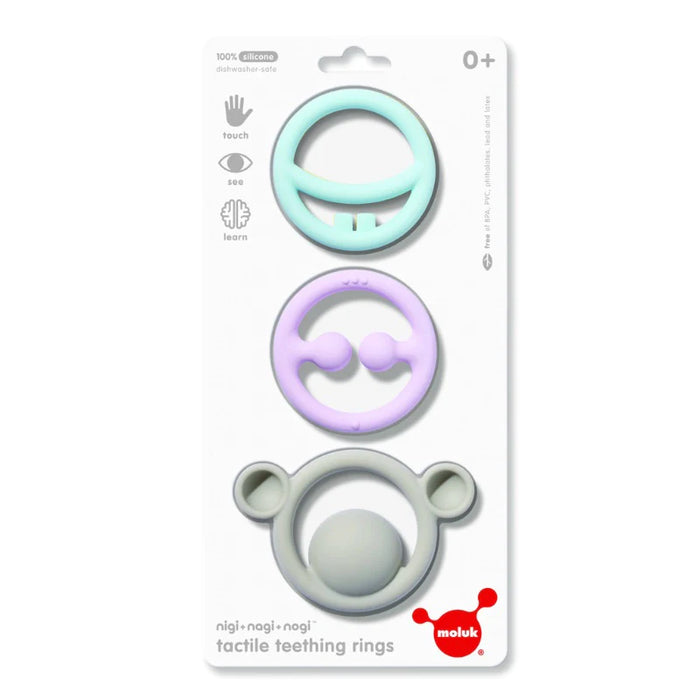 Moluk | Baby |  Nigi Nagi Nogi Tactile Teething Rings