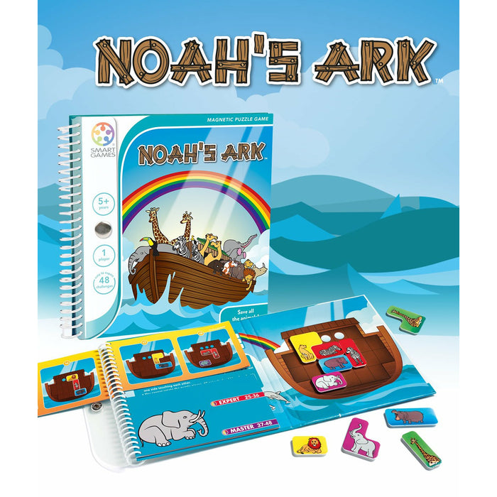 Smart Games | Travel Game | Magnetic | Noah's Ark