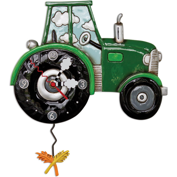 Allen Designs | Clock | Tractor Green