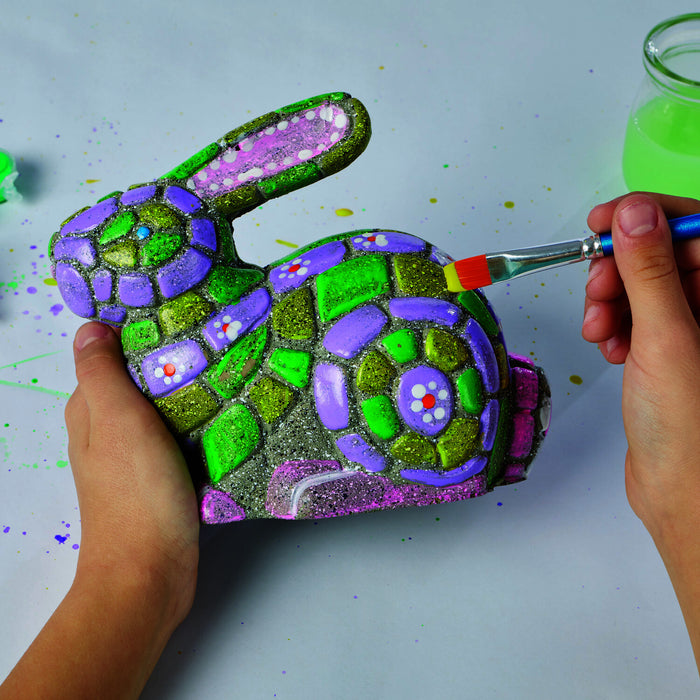 Paint Your Own Stone Mosaic Bunny