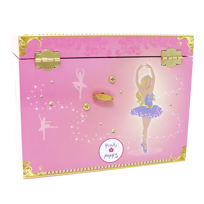 Pink Poppy | Musical Jewellery Box | Romantic Ballet - Large