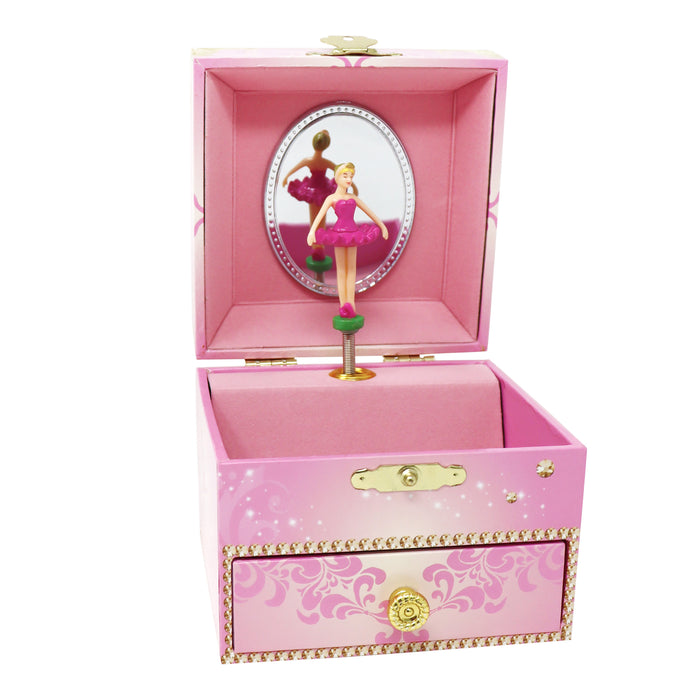 Pink Poppy | Musical Jewellery Box | Romantic Ballet - Small
