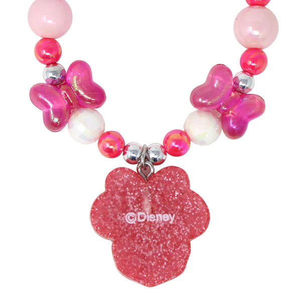 Pink Poppy | Necklace - Minnie Mouse