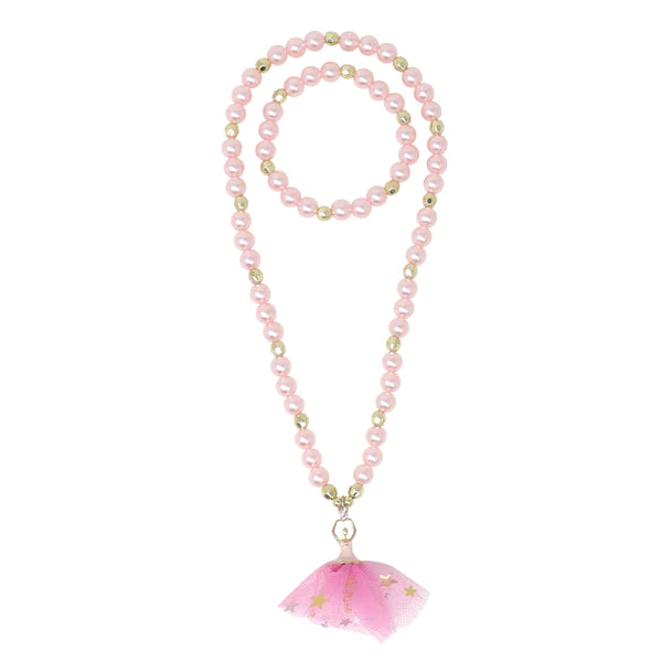 Pink Poppy |  Necklace & Bracelet Set - Ballerina