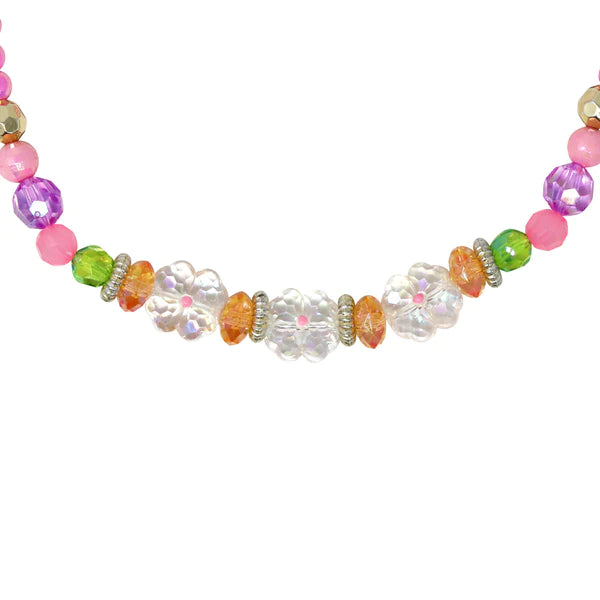Pink Poppy |  Necklace & Bracelet Set - Pixie Flower