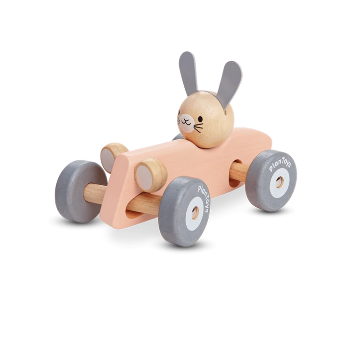 Plan Toys | Wooden | Bunny Racing Car