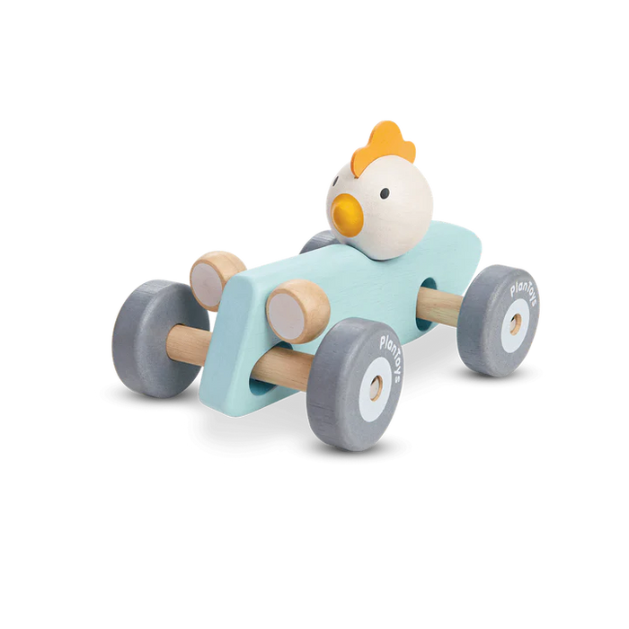 Plan Toys | Wooden | Chicken Racing Car