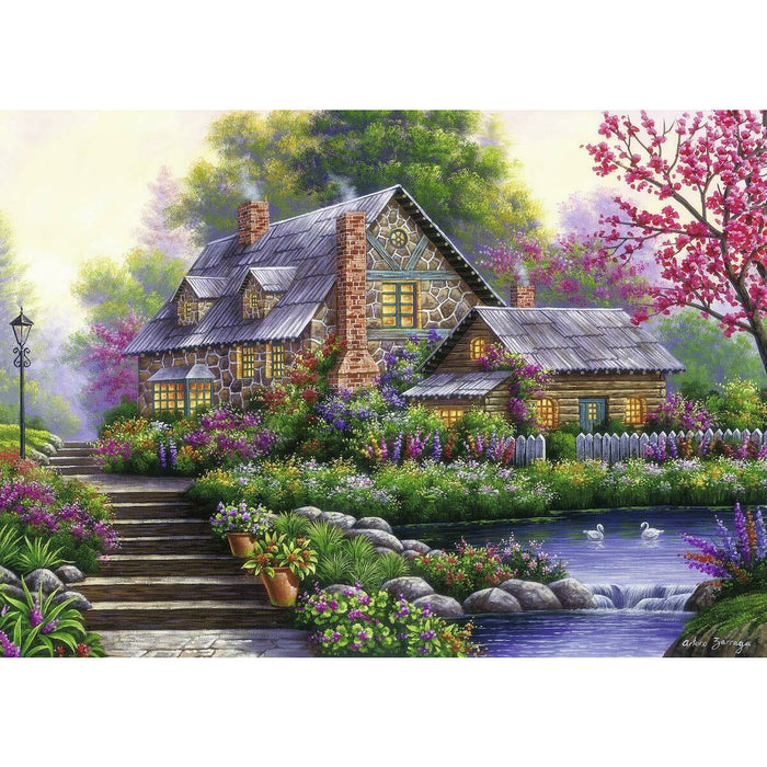 Ravensburger Puzzle | 1000pc | Romantic Cottage