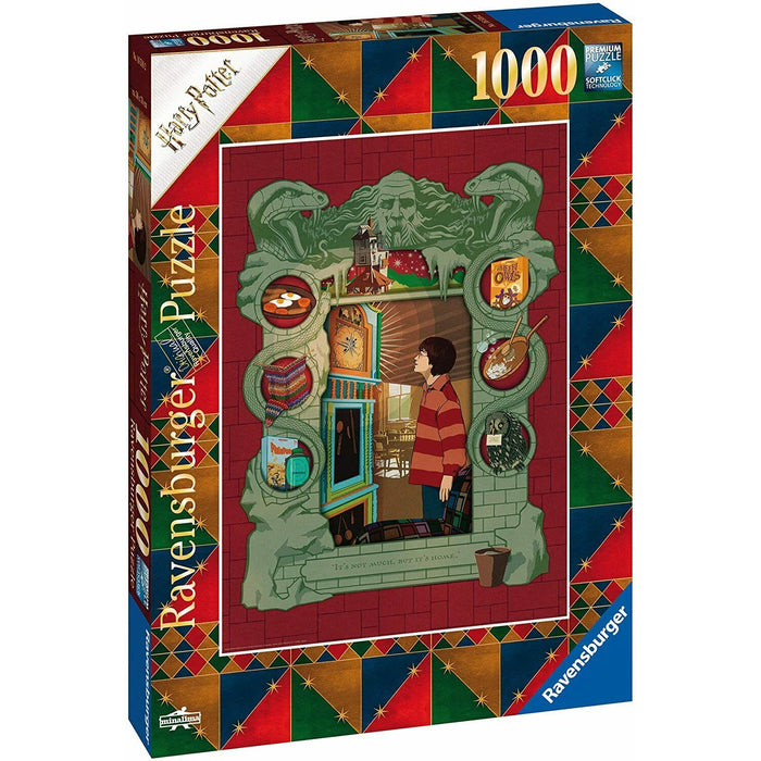Ravensburger Puzzle | 1000pc Harry Potter at Weasley Family