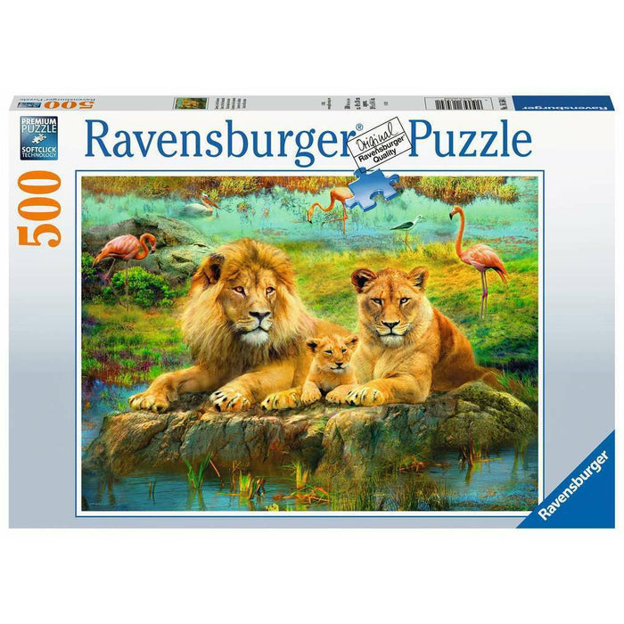 Ravensburger Puzzle | 500pc | Lions in the Savannah
