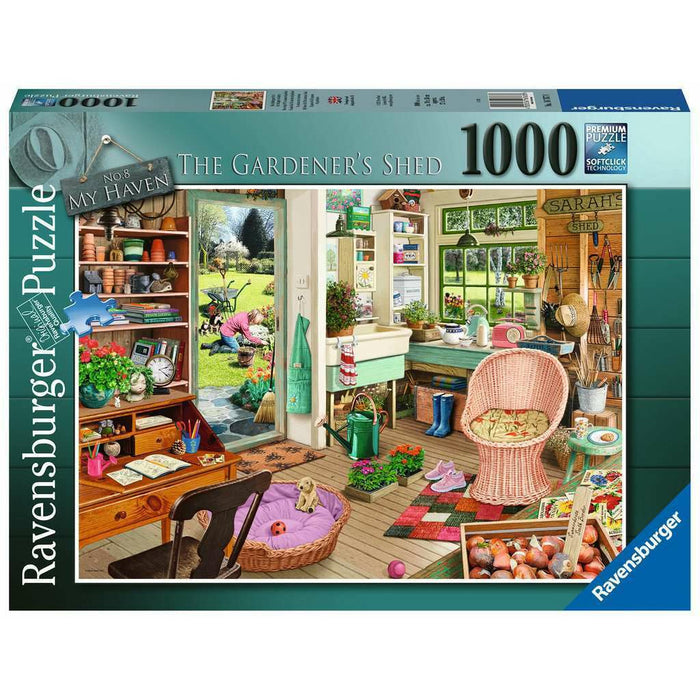 Ravensburger Puzzle | 1000pc | My Haven No. 8 The Gardener's Shed