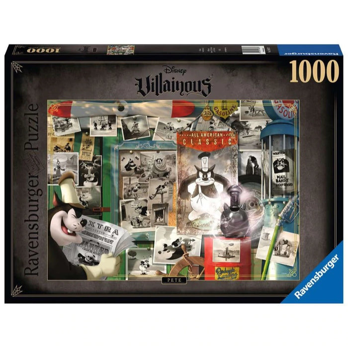 Ravensburger Puzzle | 1000pc Disney | Villainous Pete