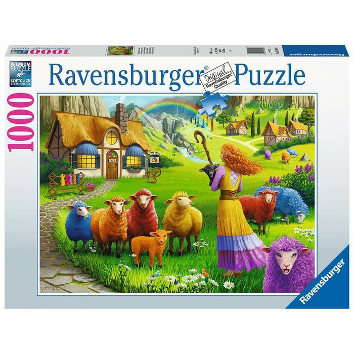 Ravensburger Puzzle | 1000pc | Colourful Wool