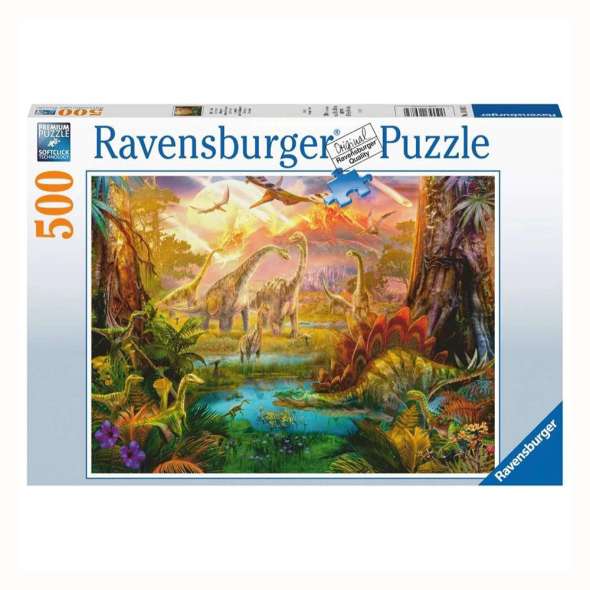 Ravensburger Puzzle | 500pc | Land of the Dinosaurs