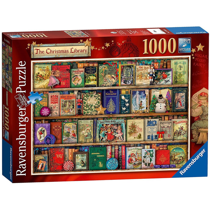 Ravensburger Puzzle | 1000pc | Christmas Library