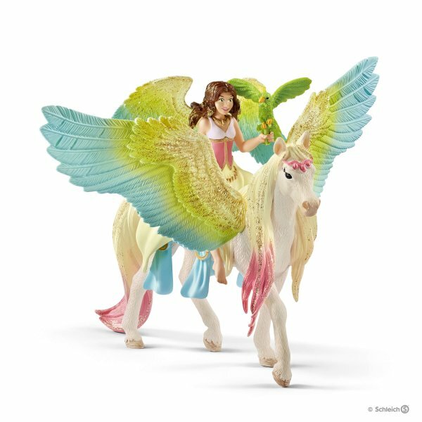 Schleich | Bayala | Fairy Surah with Glitter Pegasus