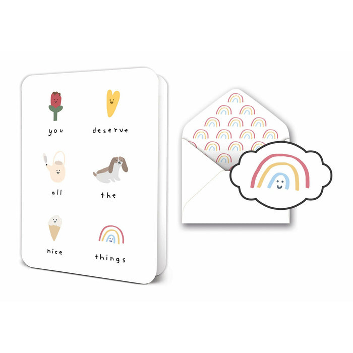 Blank Card | You Deserve Nice Things