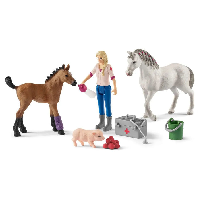 Schleich | Farm World | Vet visiting Mare and Foal