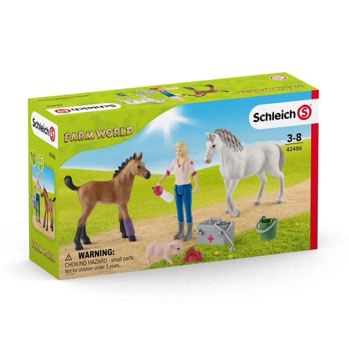 Schleich | Farm World | Vet visiting Mare and Foal