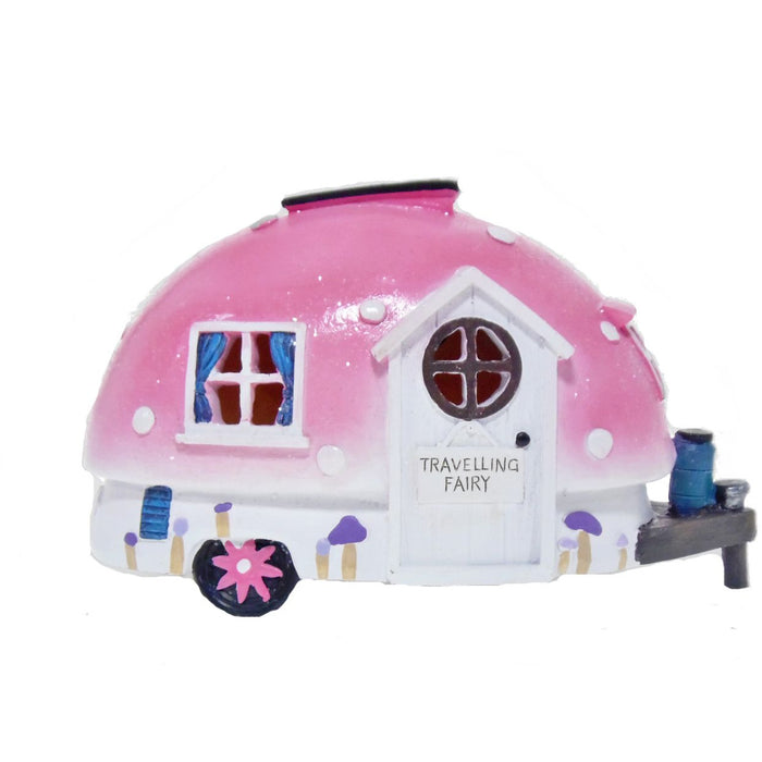 Fairy Solar House | Fairy Caravan | Pink