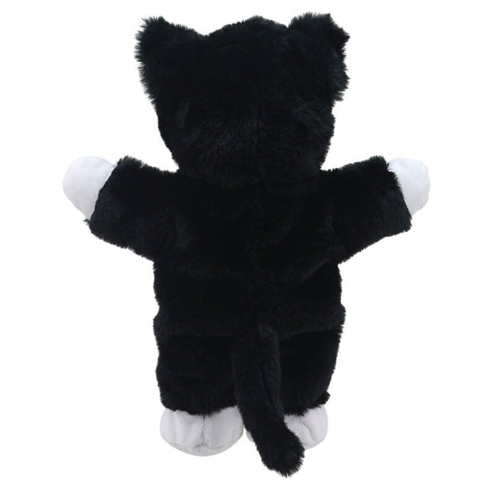 The Puppet Company | Eco Hand Puppet - Cat (Black & White)