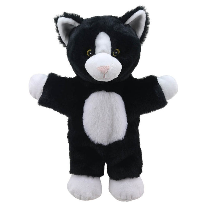The Puppet Company | Eco Hand Puppet - Cat (Black & White)