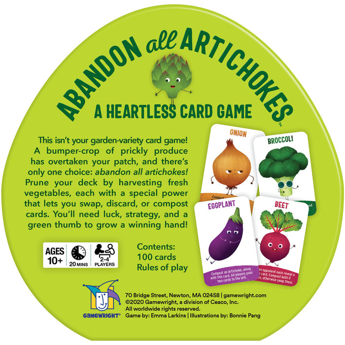 Gamewright Game | Abandon all Artichokes