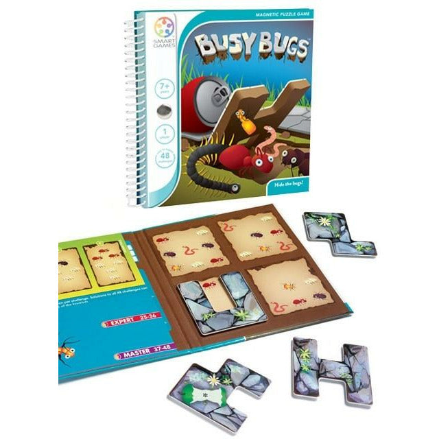 Smart Games | Travel Game | Magnetic | Busy Bugs