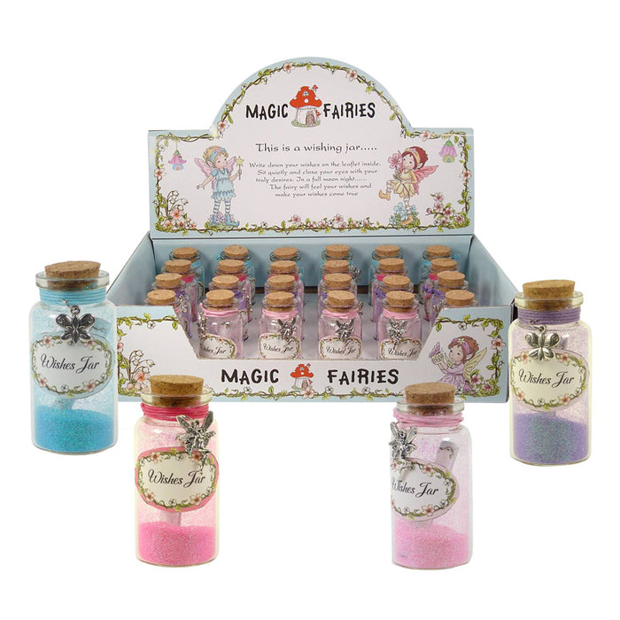 Magic Fairy Wishes Jar with Fairy Dust & Charm