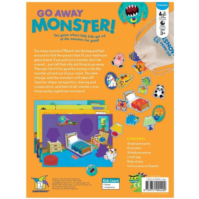 Gamewright Game | Go Away Monster!