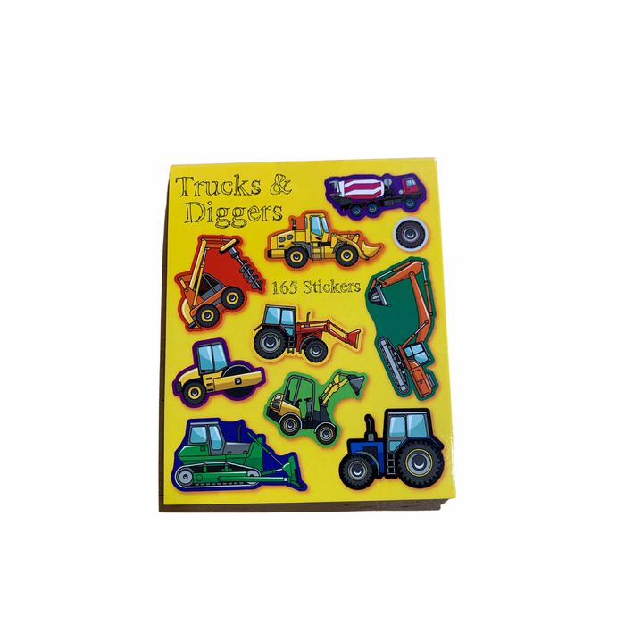 Sticker Pad - Trucks & Diggers