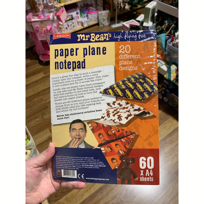 Paper Plane Notepad | Mr Bean
