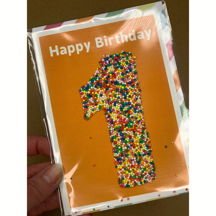 Birthday Card | Freckles Age | 1 | One