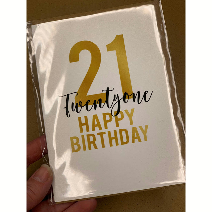 Birthday Card | Happy 21st Birthday