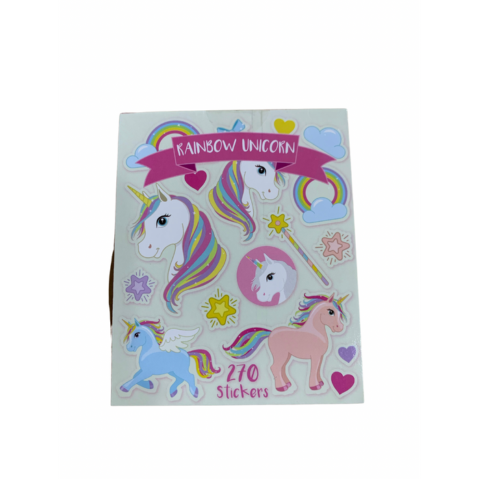 Sticker Pad - Rainbow Unicorn