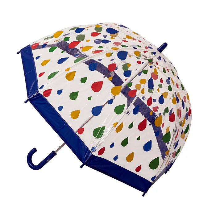 Umbrella | Children | Clear PVC Birdcage | Raindrops