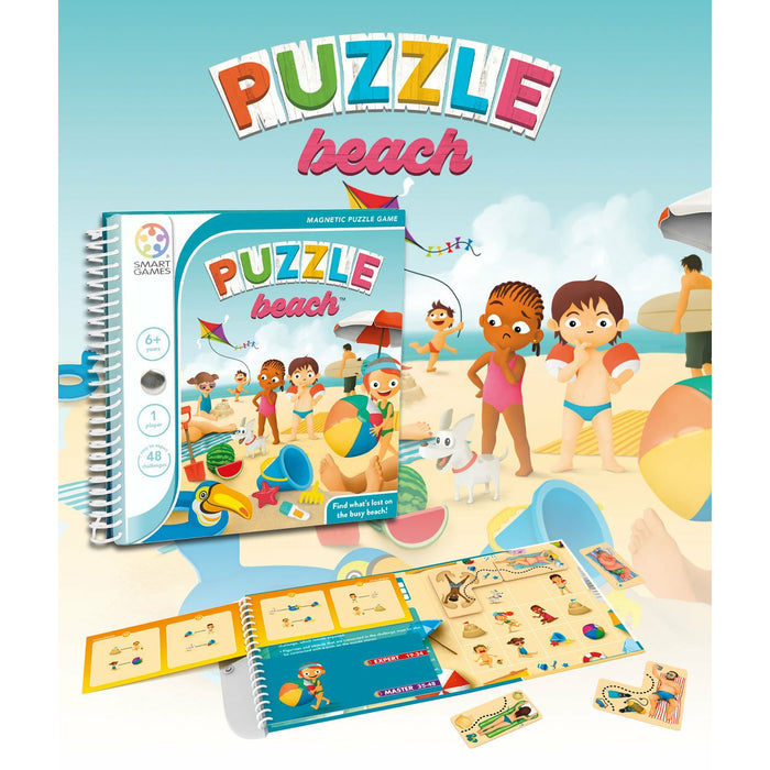 Smart Games | Travel Game | Magnetic | Puzzle Beach