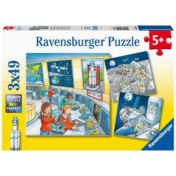 Ravensburger Puzzle 3x49pc Space Mission