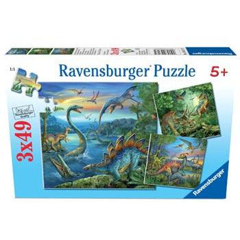 Ravensburger Puzzle | 3x49pc | Dinosaur Facination