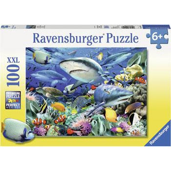 Ravensburger Puzzle 100pc Shark Reef