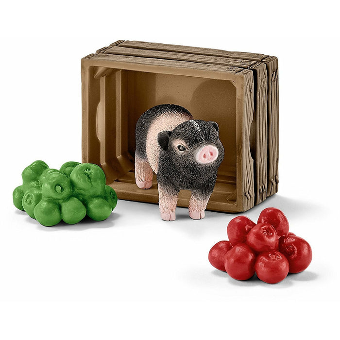 Schleich | Farm World | Mini Pig with Apples