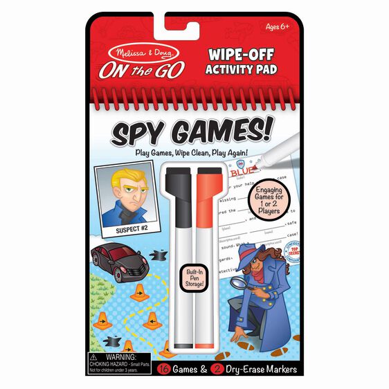 Melissa & Doug | On the Go | Spy Games Activity Pad
