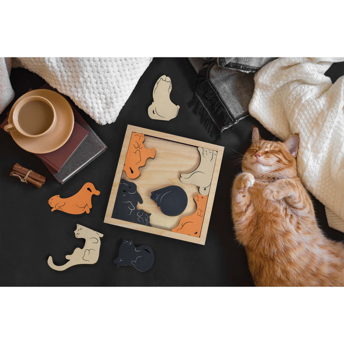 Wooden Puzzle | Kitty Cat Corner