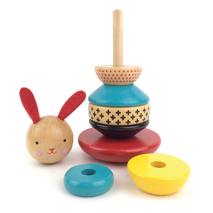 Petit Collage | Stacking Toy | Bunny